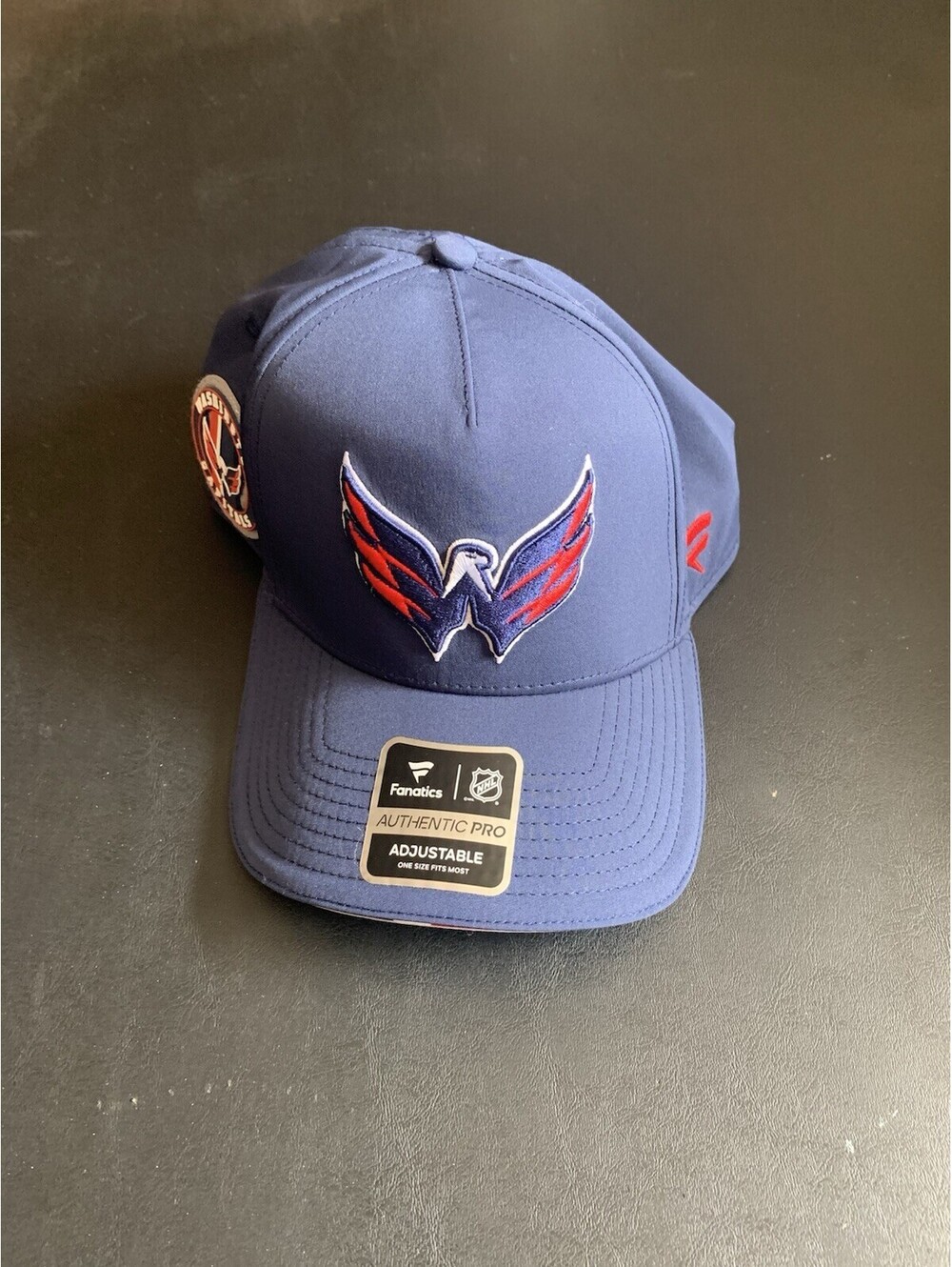 Fanatics Authentic Pro NHL Washington Capitals Adjustable Hat NWT Navy